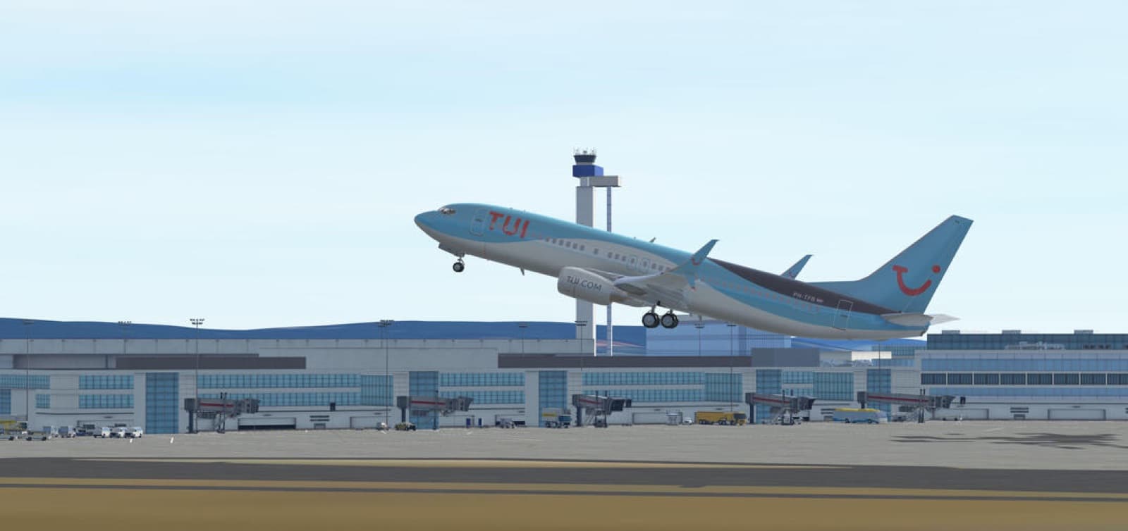 Düsseldorf Airport, TUIfly Deutschland's hub